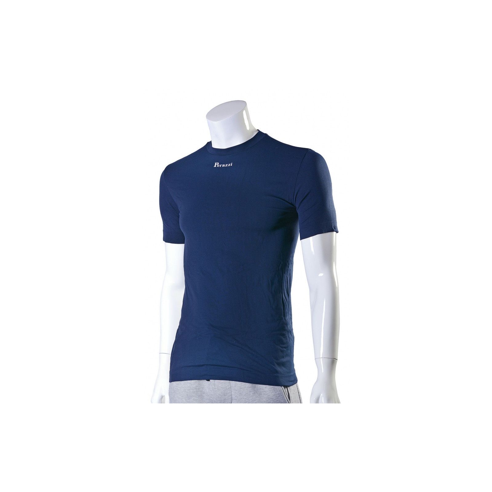Camiseta tecnica termica Perazzi Azul manga corta