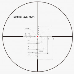 Visor Vector Optics continental hunting x8 3-24x56 ED SFP Vector - 13