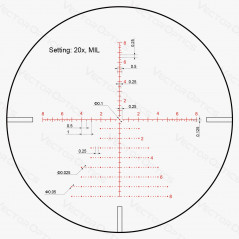 Visor Vector Optics Continental Tactical x8 4-32x56 SFP ZERO STOP ED Vector - 11