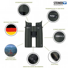 Binocular STEINER RANGER 10X42 LRF Steiner - 3