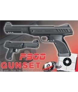 Pistola Gamo P-900 gunset tragabalines, balines match y dianas. Gamo