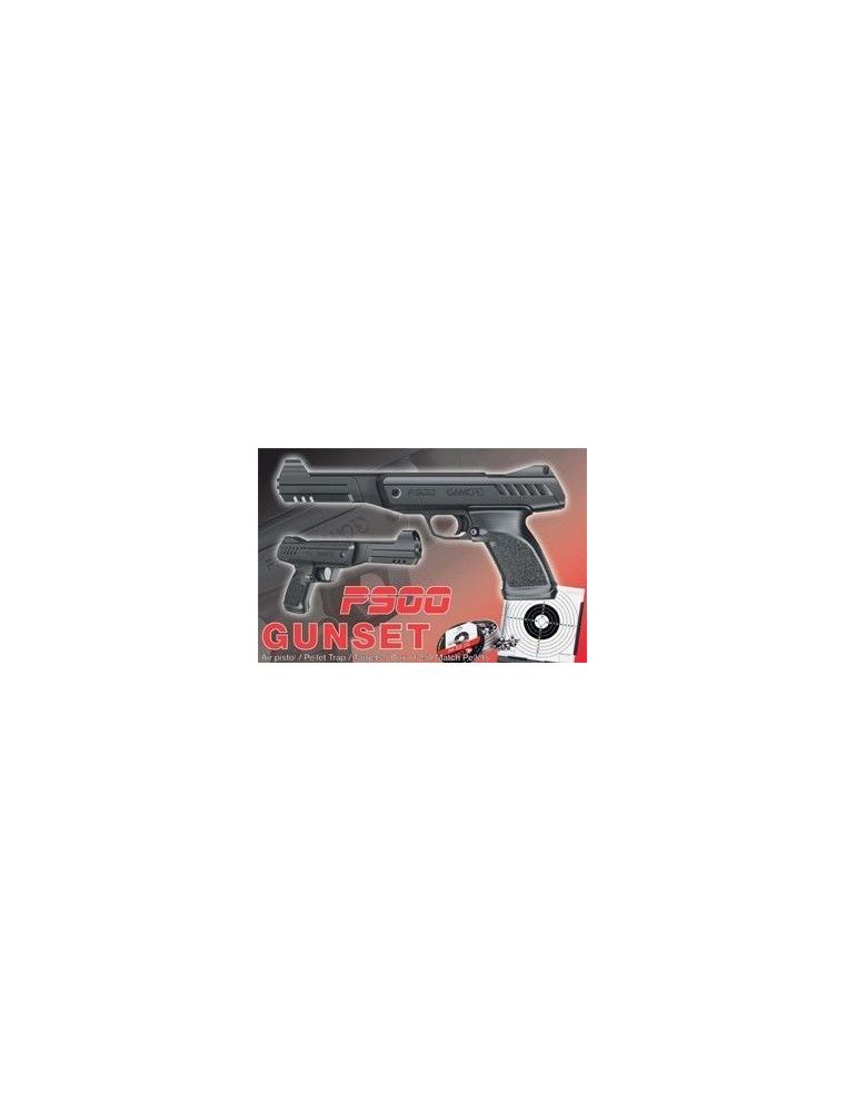 Pistola Gamo P-900 gunset tragabalines, balines match y dianas. Gamo