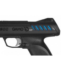 Pistola aire comprimido Gamo P-900 igt gunset, tragabalines, balines match y dianas. Gamo