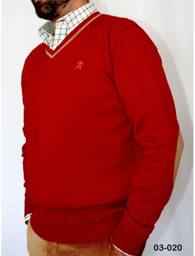 Jersey basico tricot basico pasion morena rojo Pasion Morena