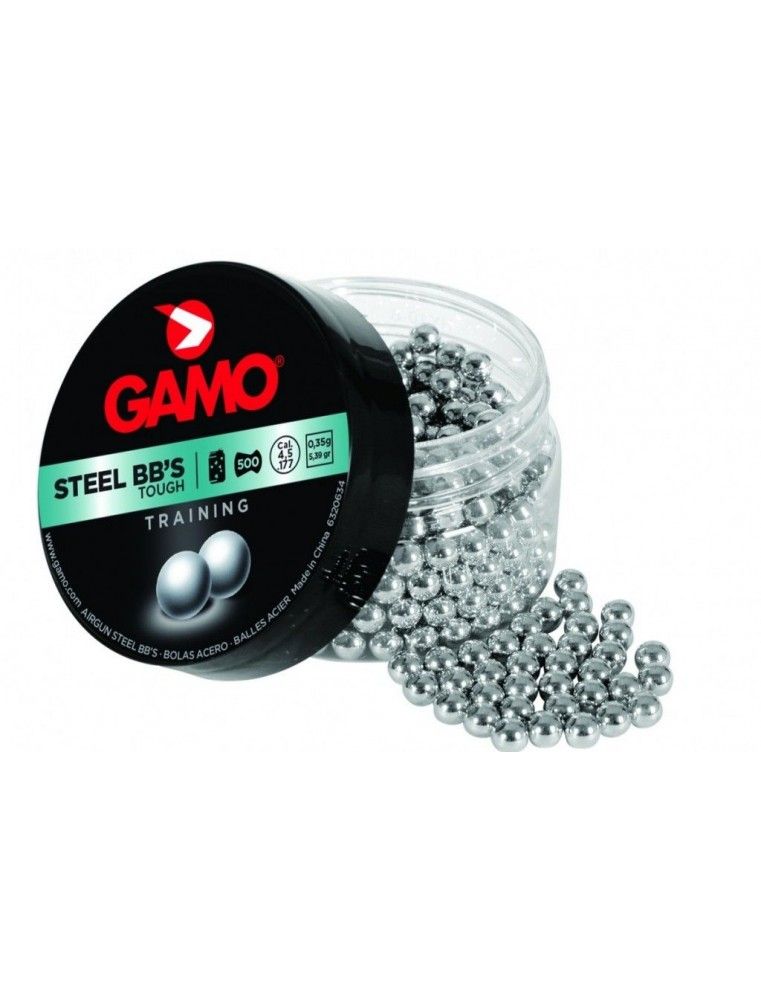 Gamo steel bbs balines bolas de acero 500 4,5mm Gamo