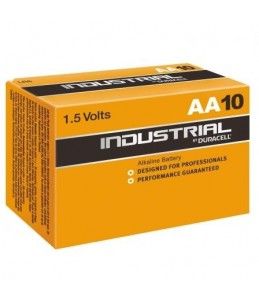 Pack 10 pilas duracell industrial aa alkalinas 1.5v Duracell