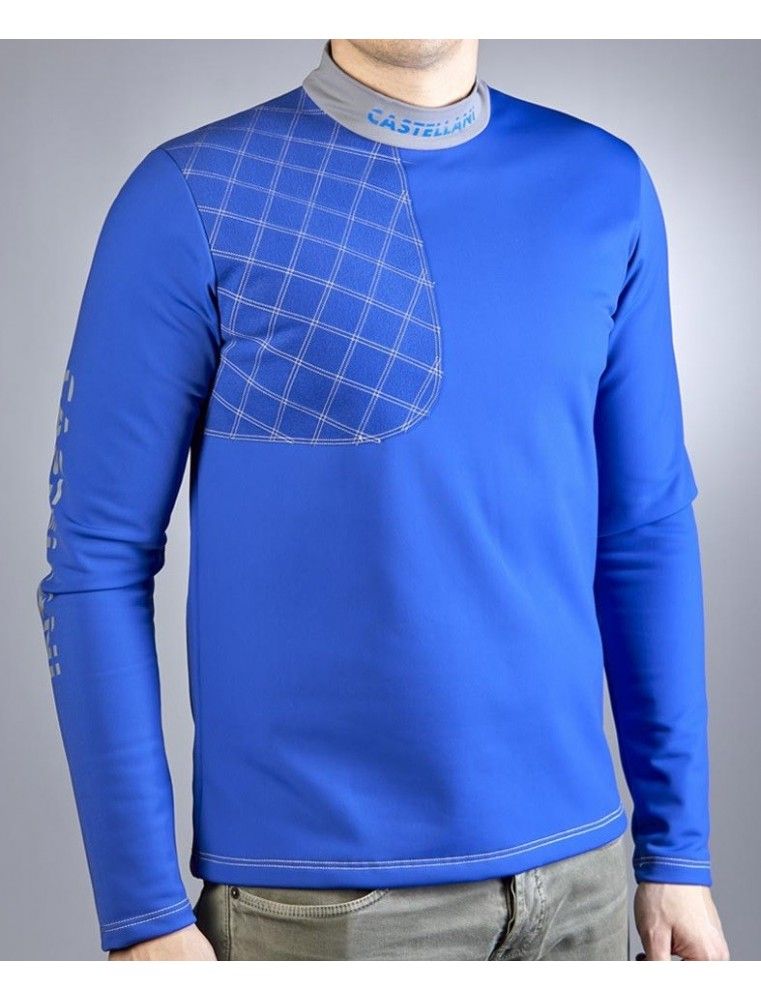 Camiseta de tiro castellani repelente de agua hydro azul Castellani